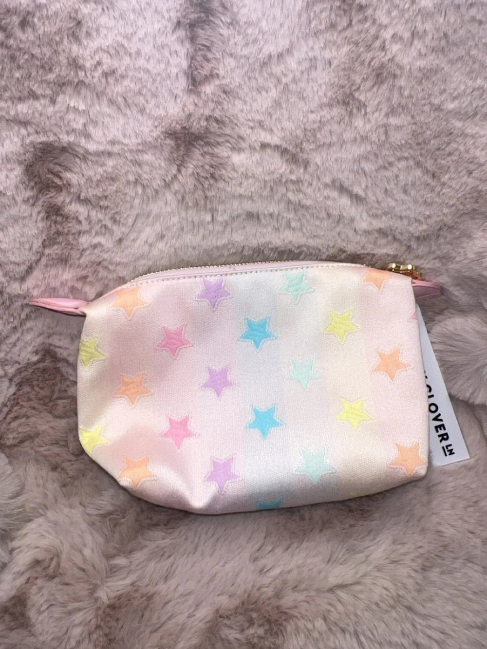 Stoney Clover x Park & Beach small pouchette pouch NWT “pixie dust” embroidered